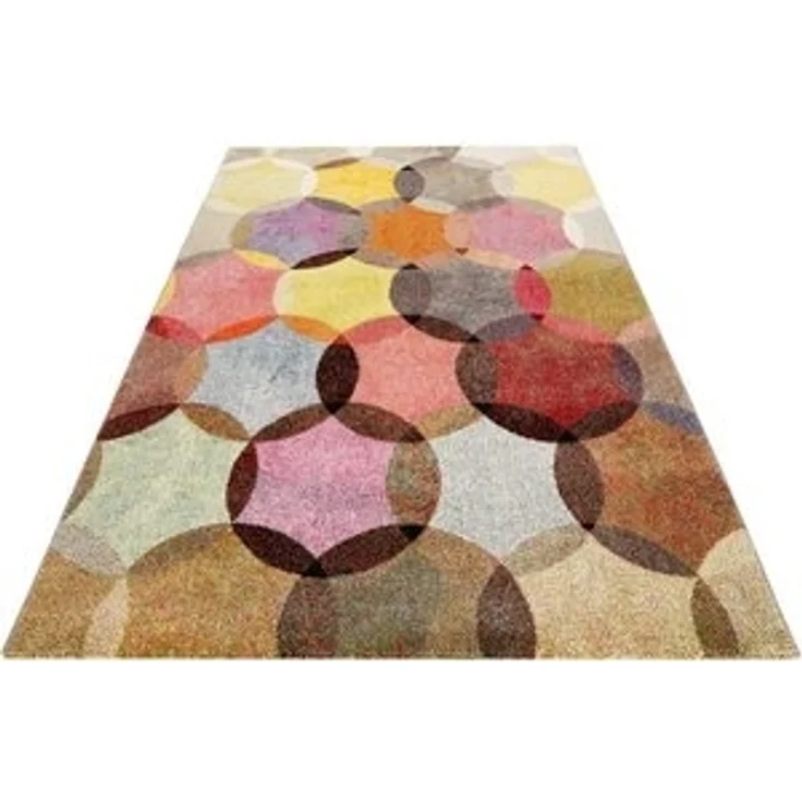 Esprit Teppich Modernina, rechteckig, Höhe: 13 mm, weicher Kurzflor in modernem Design, Wohnzimmer, Schlafzimmer, bunt – Bild 6