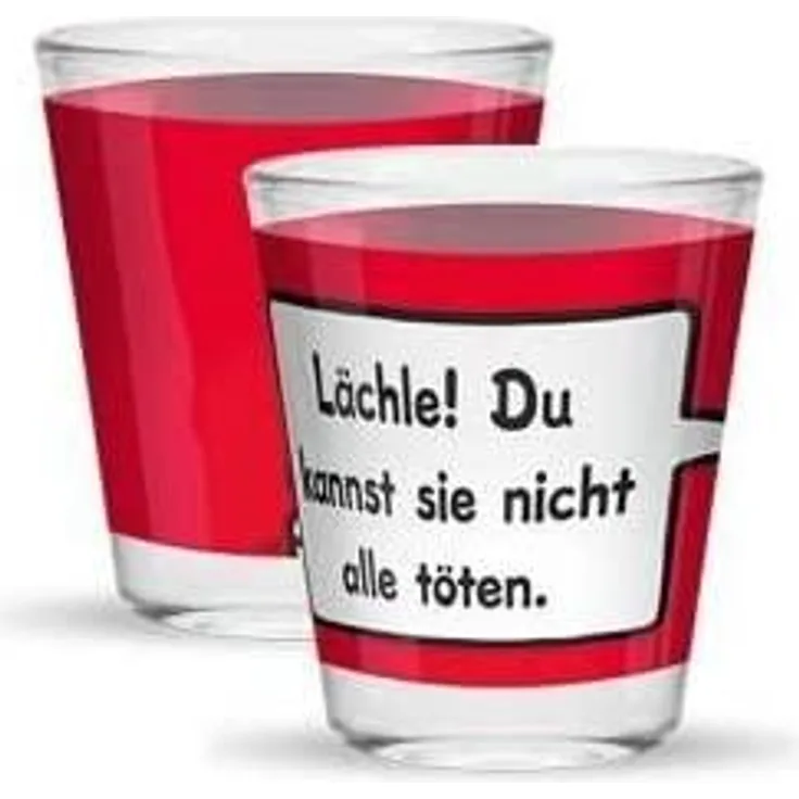 Schnapsglas Lächle 6cl