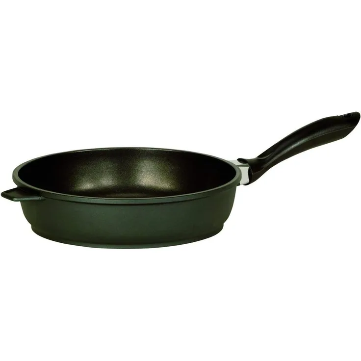 Krüger Bratpfanne Aluguss Pfanne tief LEIPZIG, Aluminiumguss (1-tlg), hochwertige Antihaft-Versiegelung, tiefe Ausführung