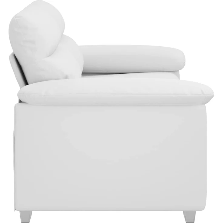 vidaXL 2-Sitzer-Sofa Weiß 160x81x84 cm Kunstleder 4105338 – Bild 4