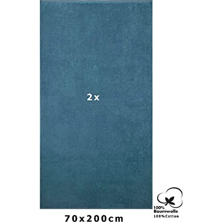 Betz Saunatuch 2 Stück Saunatücher XXL Berlin Größe 70x200 cm, 100% Baumwolle (2-St) – Bild 3