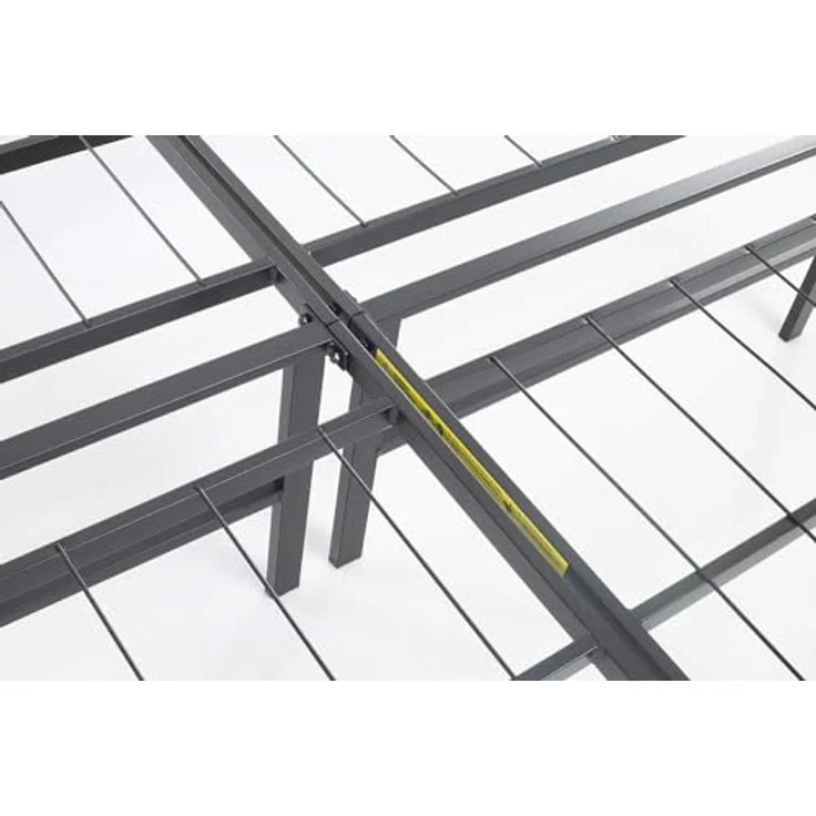 Amazon Basics Klappbares Plattform-Bettgestell, kein Werkzeug für Montage erforderlich, Unterbettaufbewahrung, 90x190 cm – Bild 8