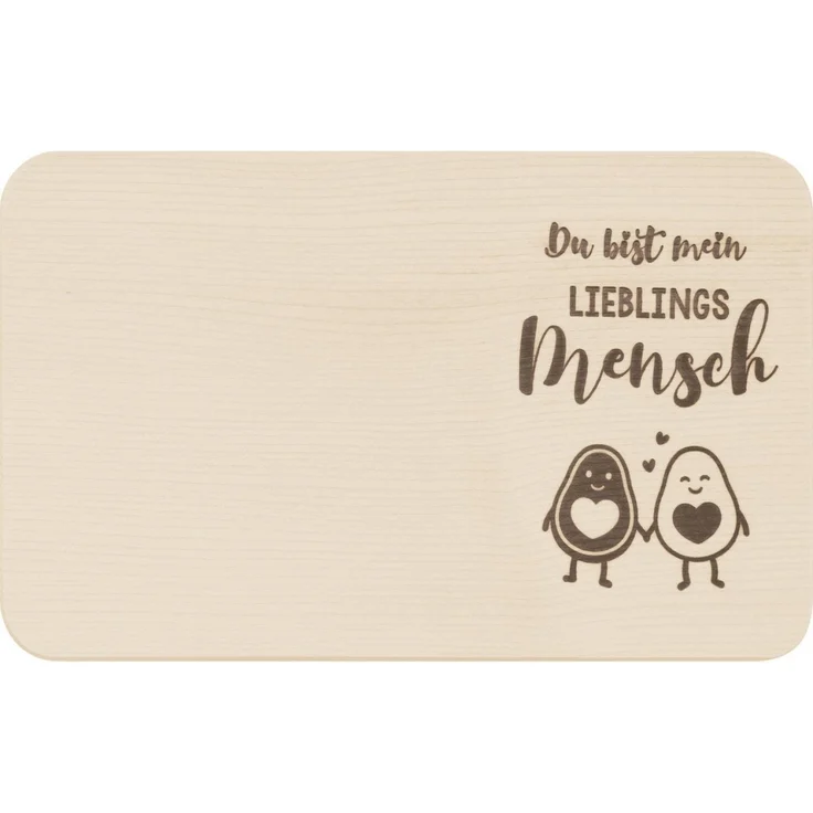 Frühstücksbrettchen Schneidebrett Holzbrettchen Sheepworld Lieblingsmensch 48069