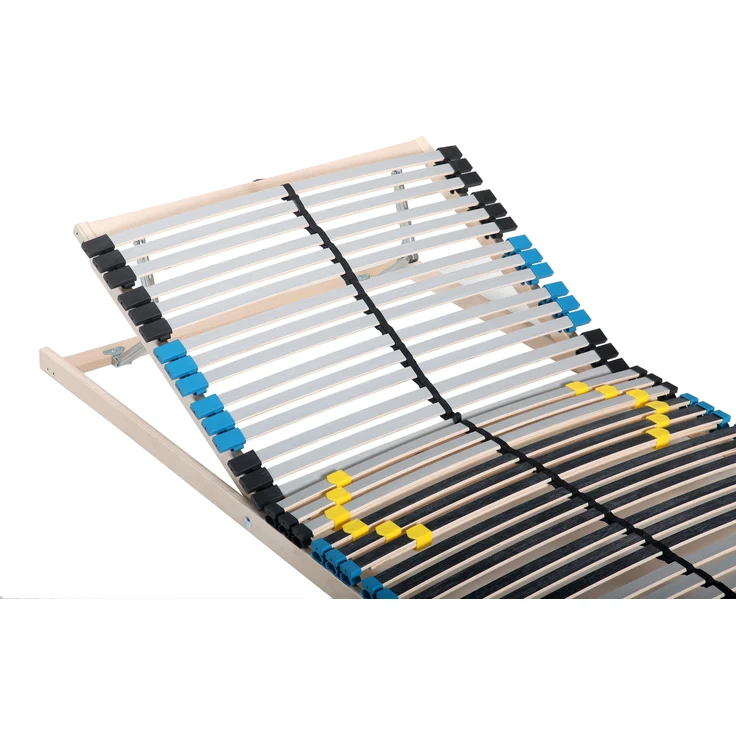 Premium Lattenrost 140x200, Lattenrahmen Buche, 7 Komfortzonen, 42 Latten, Federholzrahmen Made in Germany, Lattenrost Kopfteil verstellbar, Traglast 150Kg – Bild 2