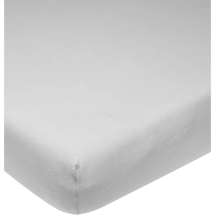 Meyco Jersey Spannbettlaken 75x95 cm hellgrau