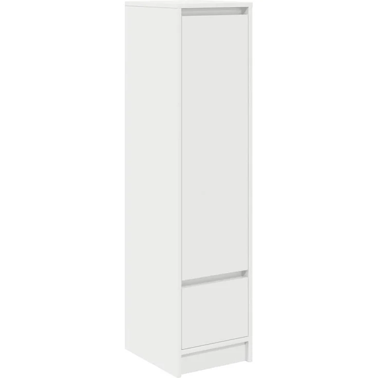 vidaXL Highboard Weiß 29,5x34x119,5 cm Holzwerkstoff 861652 – Bild 1