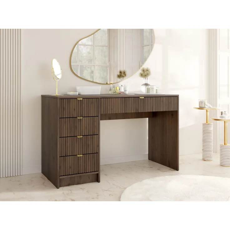 Schreibtisch / Schminktisch Tireno (Farbe: Nuss Okapi)