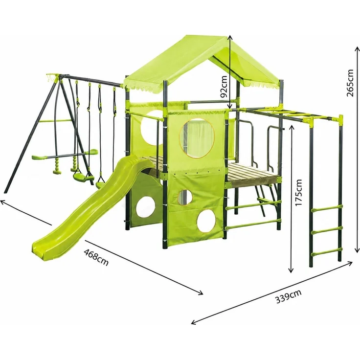 grosser Kinderspielplatz zum Schaukeln, Klettern, Wippen #4539 – Bild 4