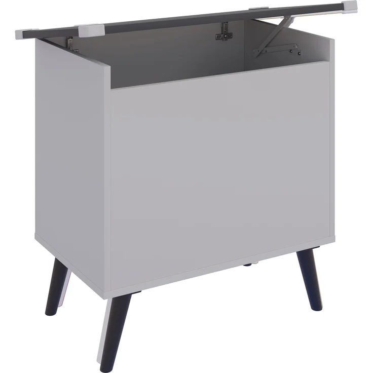 VCM Sitzbank Bosula 921063 Weiß / Anthrazit H. 65 x B. 68 x T. 39 cm – Bild 2