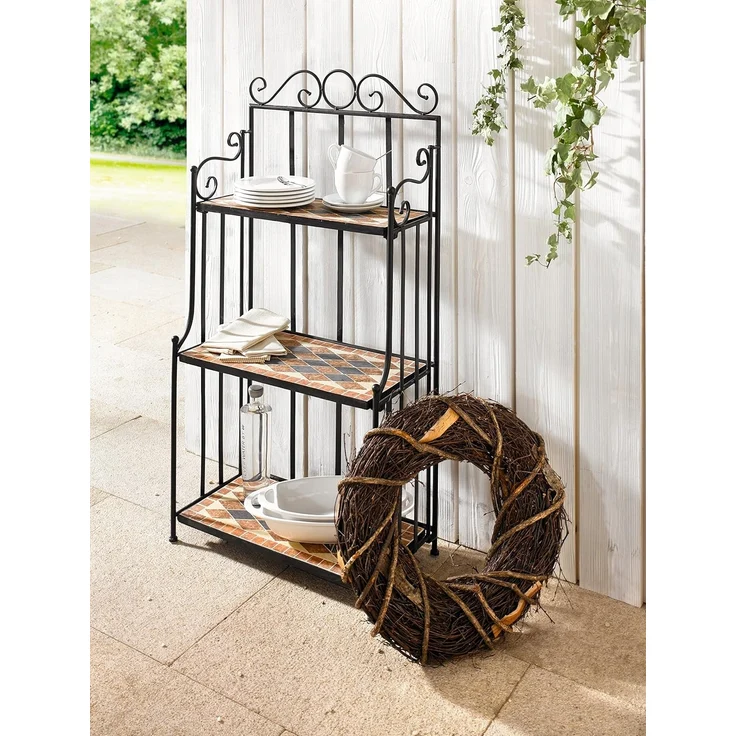 Regal "Mosaik" Deko Dekoration Accessoire Arrangement Wohndekoration – Bild 2