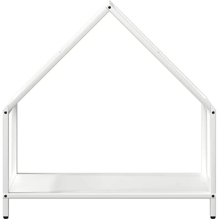 vidaXL Brennholzregal Weiß 60x25x60 cm Kaltgewalzter Stahl 864304 – Bild 4