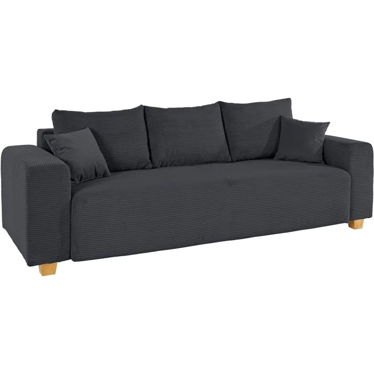 COLLECTION AB Schlafsofa Yves, Bettfunktion,Bettkasten,Bonnelfederkern, Rückenkissen,Zierkissen – Bild 2