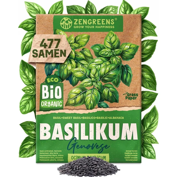 ZenGreens® - Bio Kräuter- & Gemüsesamen im 100er Set - 100 Kräuter- & Gemüse Samen für den einfachen Anbau im Garten, Balkon oder Hochbeet - Pflanzensamen - Saatgut – Bild 92