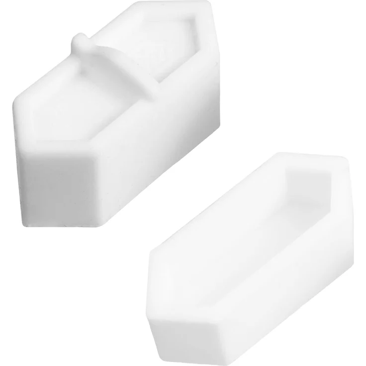 Steckdosen Abdeckung, 4 Stück, in Weiß, aus Silikon, Steckdosenschutz vor Spritzwasser, Staub, Deckel für Eurostecker Typ C Steckdose, Kappe für Öffnungen von Mehrfachstecker, Möbel Steckdosenleiste – Bild 7
