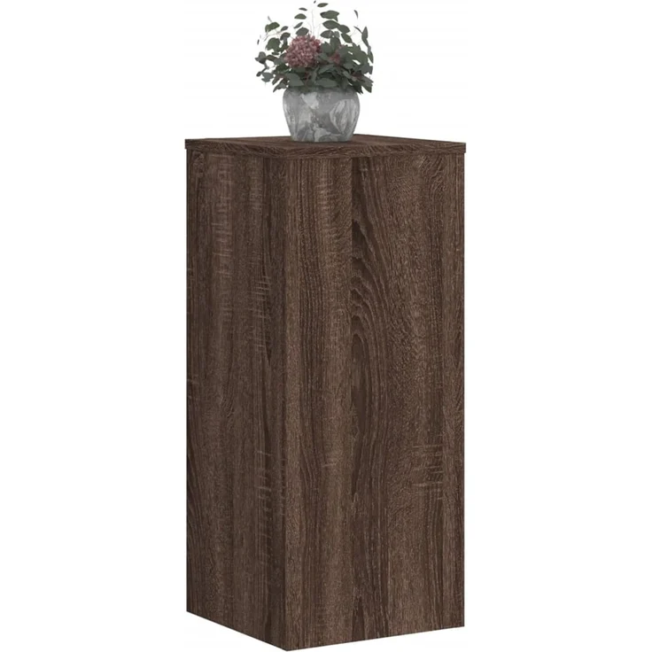 vidaXL Pflanzenständer 2 Stk. Braun Eiche 30x30x70 cm Holzwerkstoff 852930 – Bild 2