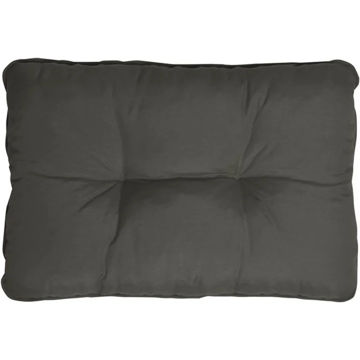 Beautissu Sitzkissen Lounge Kissen Outdoor Rückenkissen Flair LK, 50 x 40 x 12 cm, Anthrazit, 50 x 40 x 12 cm – Wetterfest Schmutzabweisend Polster für Gartenmöbel – Bild 3