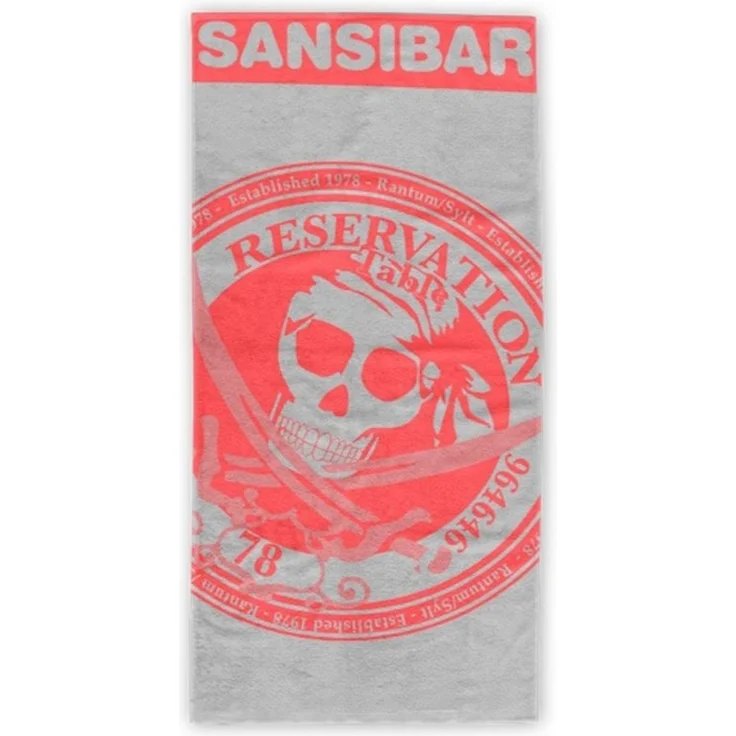 Sansibar Sylt Badetuch Sansibar Strandtuch Saunatuch Reservation (1-St), 100x180 cm, weiches Walk-Frottier, langlebig, pflegeleicht, saugstark – Bild 1