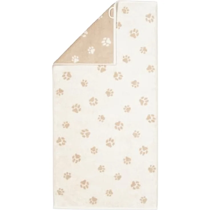 Cawoe Duschtuch We love dogs, Beige, 80x150 cm, Oeko-Tex® Standard 100, saugfähig, strapazierfähig, Made in Germany – Bild 5