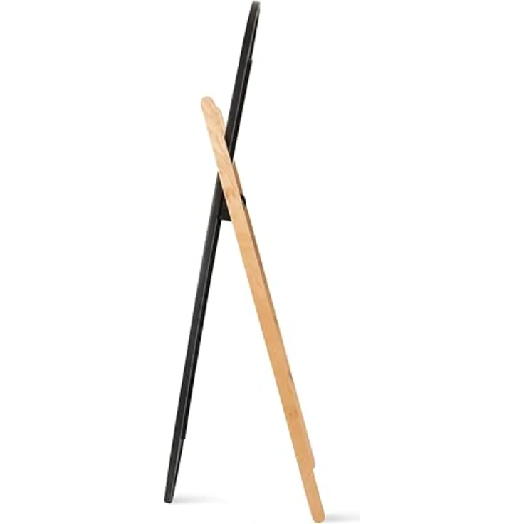 Umbra Furniture Hub Flur Spiegel, Standspiegel, mit Gummirand, Eschenholz und Spiegelglas, Schwarz / Natur, 358375045 – Bild 12