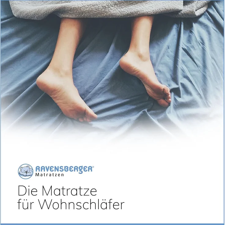 Latexmatratze Latexmatratze Komfort-NATURA Härtegrad H3 (RG.., RAVENSBERGER Matratzen, 19 cm hoch, Härtegrad H 3 (RG 80) 80x200 cm mit Baumwoll-Doppeltuch-Bezug – Bild 7