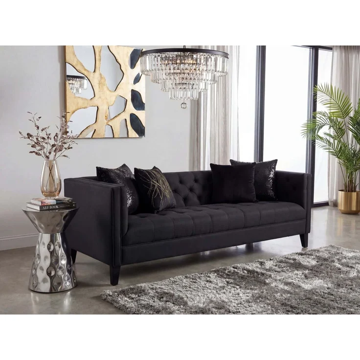 Beistelltisch Aluminium 36cm Silber Rund - Design Anstelltisch Metall - Loungetisch Alu - Moderner Sofatisch - Couchtisch Wohnzimmertisch Klein Handmade – Bild 3