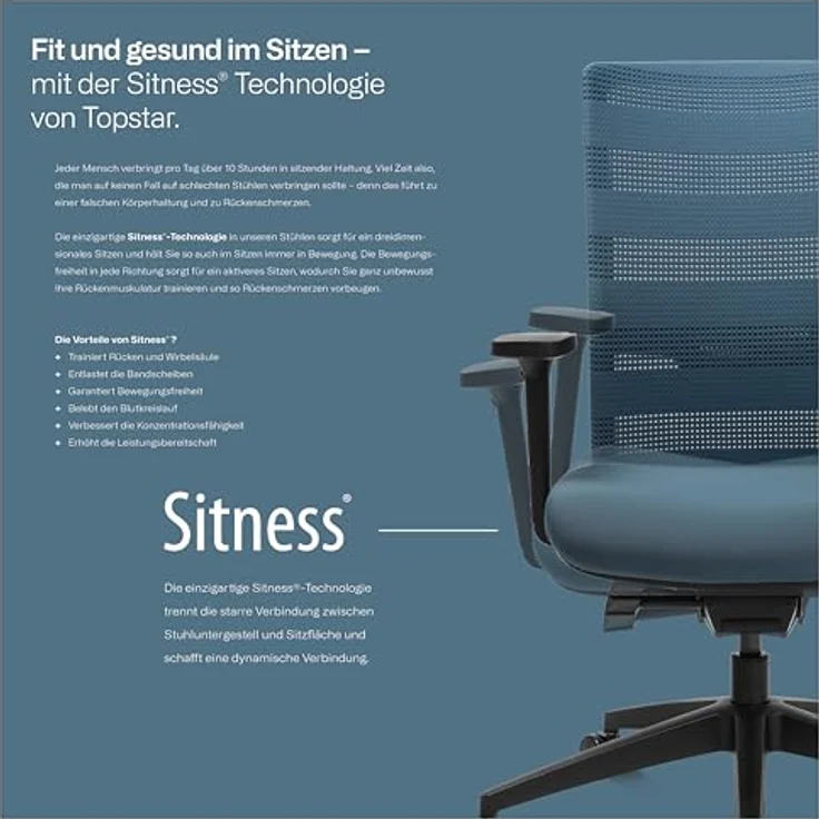 Topstar Sitness RS Pro AGR schwarz/anthrazit-schwarz – Bild 6