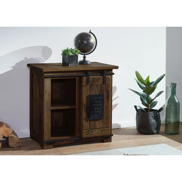 Kommode Mango 70x45x70 braun lackiert RAILWAY #424 – Bild 2