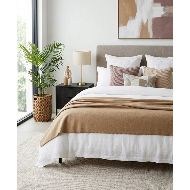 Wohndecke Wohndecke Wolldecke 100% Schurwolle 150x200 cm "Selva", STTS – Bild 2