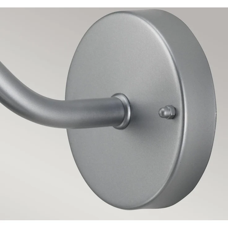 Elstead Lighting Klampenborg Wandleuchte 1-Light Silber IP44 E27 – Bild 3