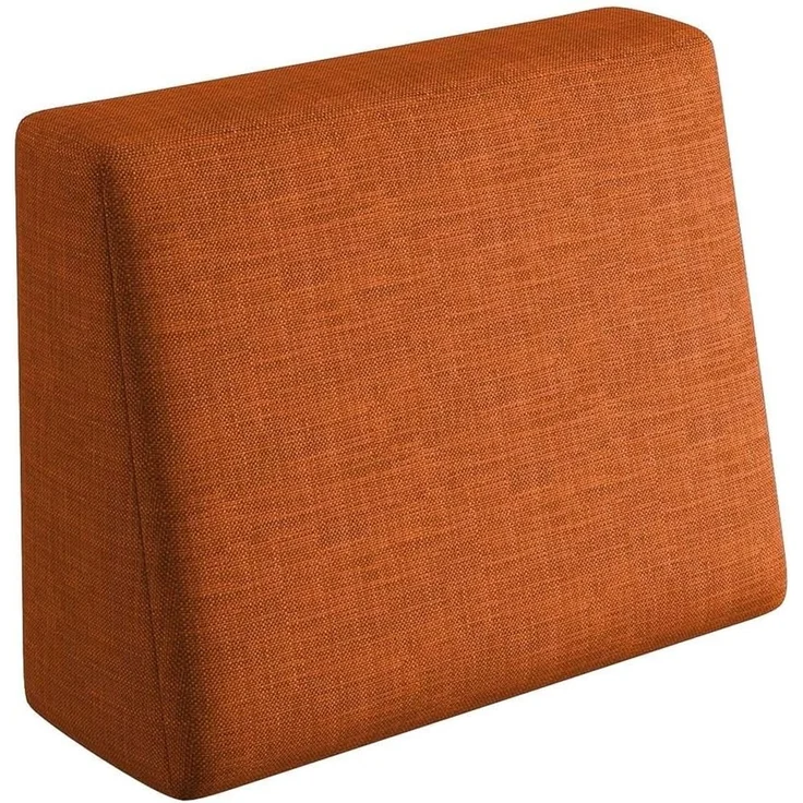 sunnypillow Rückenkissen Palettenkissen mit abnehmbarem Bezug Seitenkissen 60x40x20/10cm, Orange – Bild 1