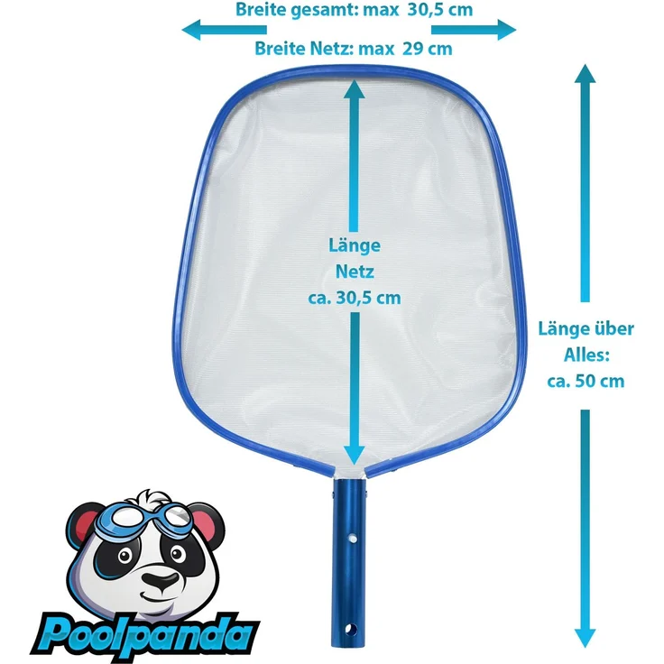 Poolpanda Poolkescher Deluxe 50 x 32,5 cm | sehr feinmaschig – Bild 2