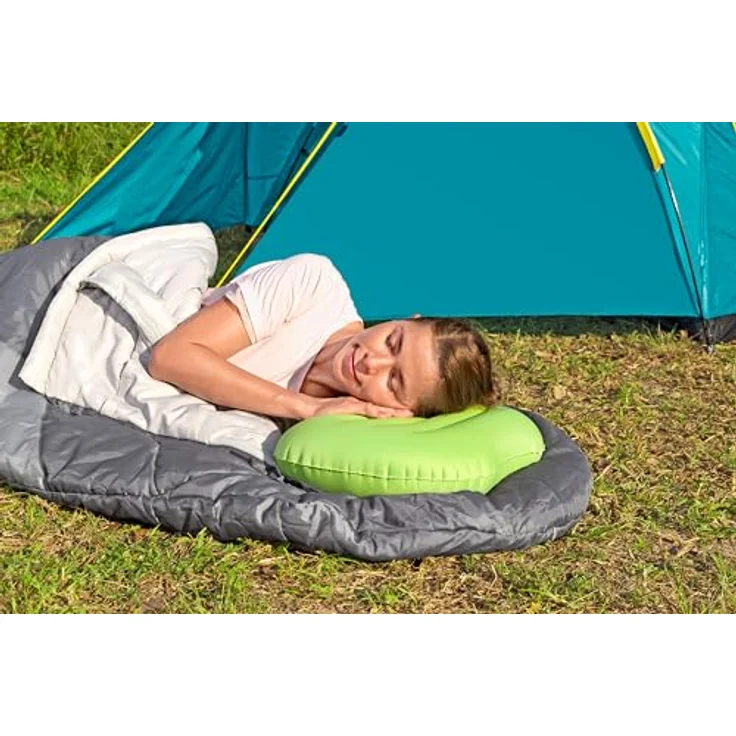 Bestway Luftbett Wanderlite™, 42 x 30 x 12 cm, geschwungenes Design zur Nackenstütze, ideal für den Außengebrauch – Bild 8