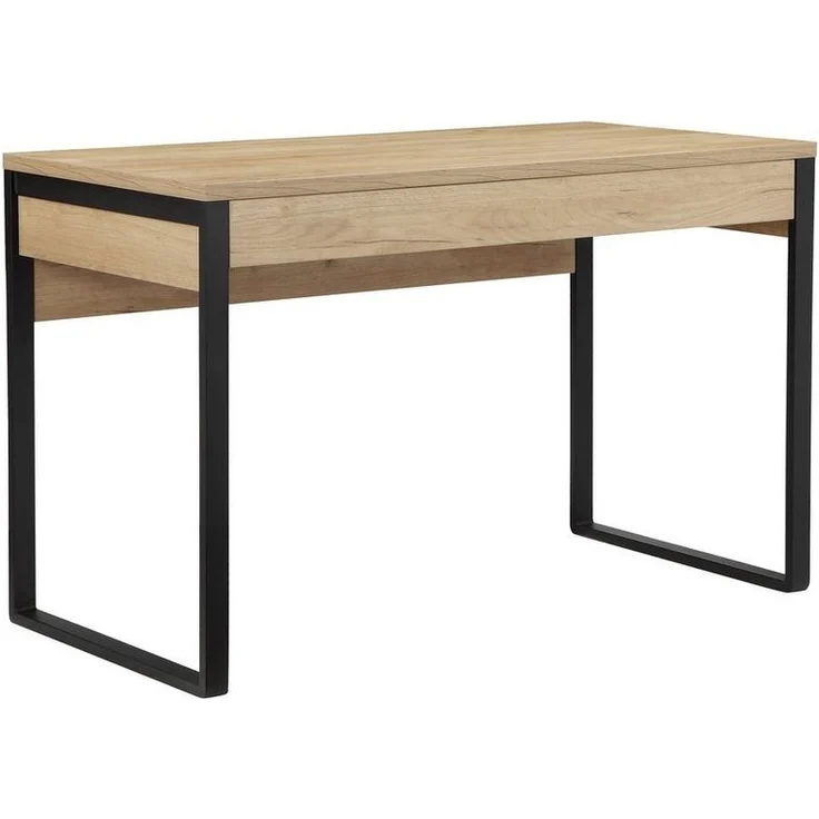 Places of Style Schreibtisch Moid, Computertisch im modernen Design, Breite 120/140/160 cm, mit Metallbeinen & Schublade – Bild 2