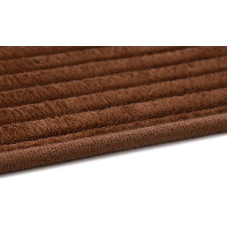 Gözze Badematte Berlin, Höhe 7 mm, rutschhemmend beschichtet, fußbodenheizungsgeeignet, Polyester, rechteckig, Badteppich, Uni Farben, Cord Optik, waschbar – Bild 4