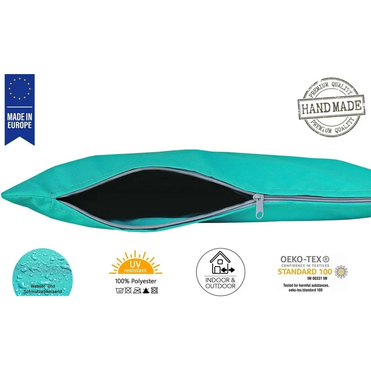 JACK Kissenbezüge 2er Set 40x40cm Outdoor Wasserfest, (2 Stück), 2x Kissenhülle, strapazierfähig, wasserabweisend, Innen & Außen – Bild 3