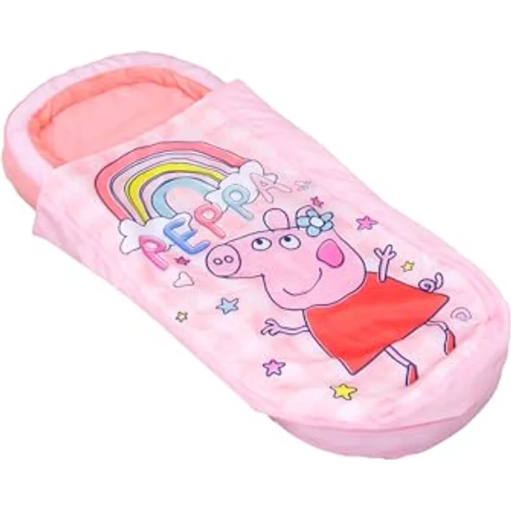 PEPPA PIG Character World erstes ReadyBed – Aufblasbares Luftbett und Schlafsack für Kinder mit Pumpe | Reisematratze für Übernachtungen und Camping oder den Heimgebrauch – Bild 7