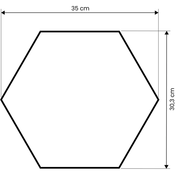 HOME DELUXE Akustikplatten Hexagon selbstklebend SILENT - 15er Set Schwarz – Bild 9