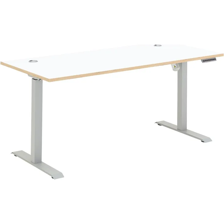 Höhenverstellbarer Schreibtisch MEMPHIS Weiß - 160 x 77 cm
