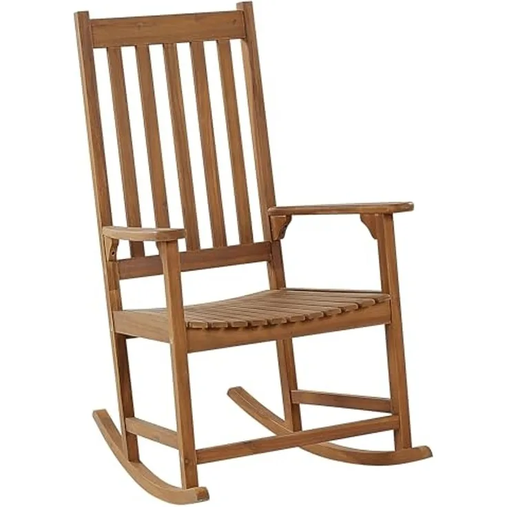 Schaukelsessel BOJANO Akazienholz Heller Holzfarbton