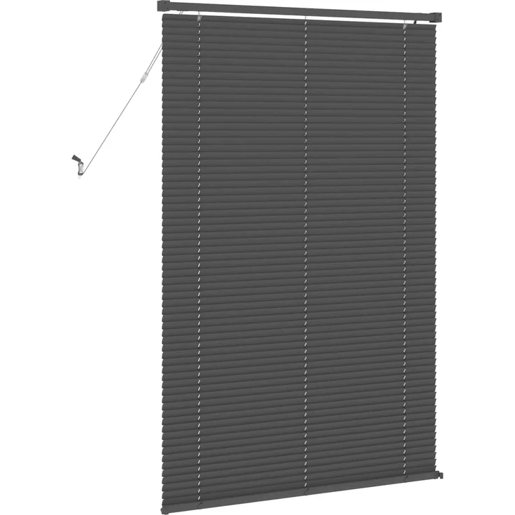 vidaXL Venezianische Jalousie Silber Grau 150 x 100 cm 25 mm PVC 42003686 – Bild 6