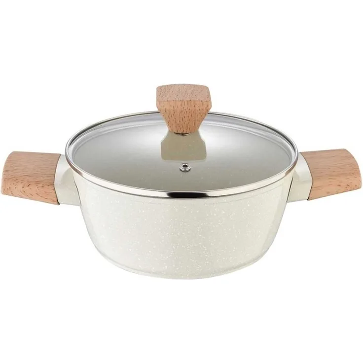 Bergner Bergner 20 cm Marmortopf mit Deckel BG34745