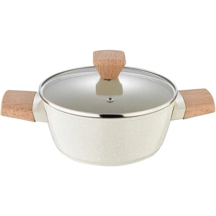 Bergner Bergner 20 cm Marmortopf mit Deckel BG34745