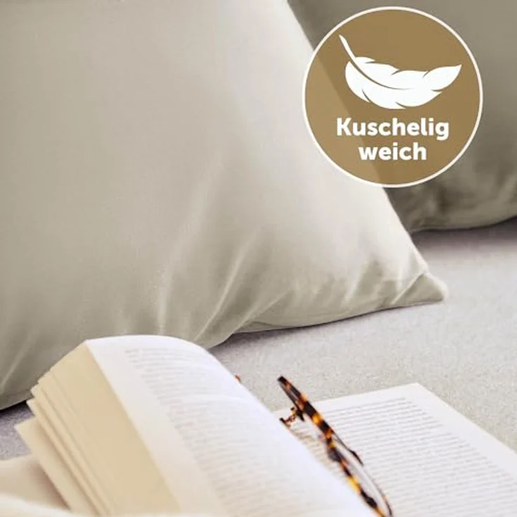 Blumtal Kissenbezug 2er Set - dekorativer Samt Kissenbezug mit verstecktem Reißverschluss, Kissenhülle für Zierkissen, waschbar – Bild 4