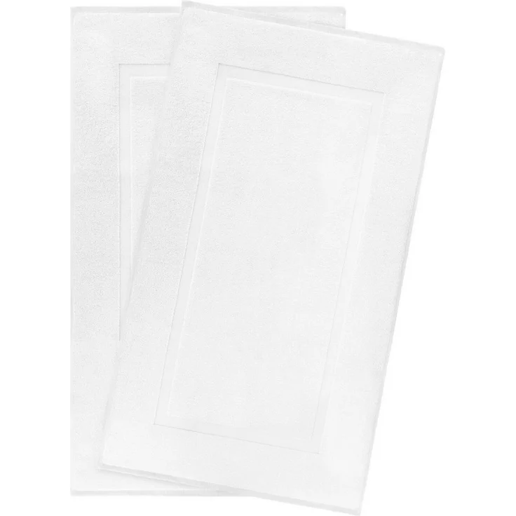 Hammetex Badematte 2er Set 51x86 cm, 100% Baumwolle Frottee, 900 GSM – Bild 1