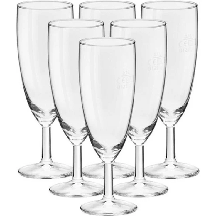 Van Well Royalty Sektglas 0,1 l geeicht 6er Set – Bild 2