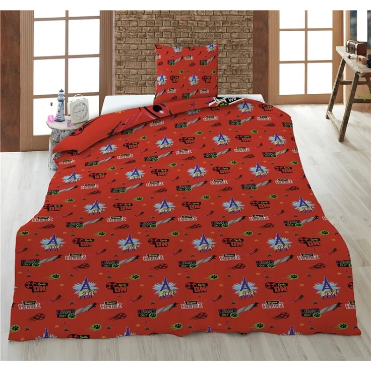 Miraculous Ladybug Bettwäsche-Set 140x200 cm – Bettbezug und Kissenbezug aus Microfaser – Bild 3