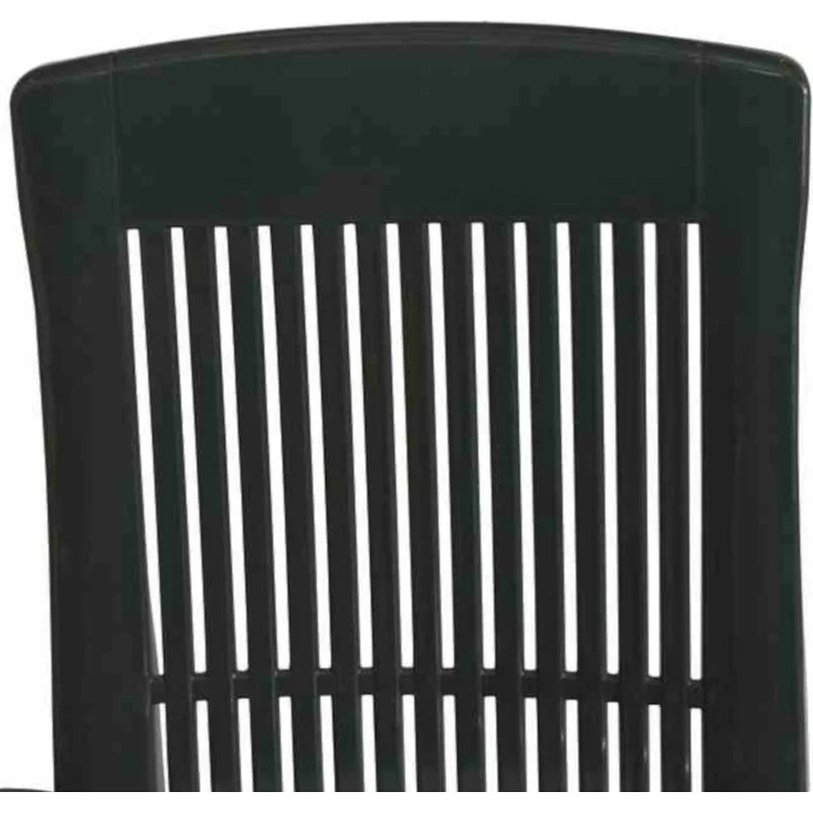 SET Tampa 4 x Klappsessel grün, 4 x Auflage grau – Bild 4
