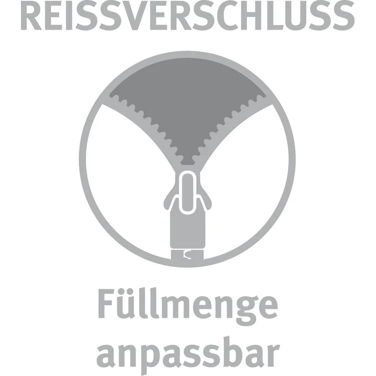 Paradies Kopfkissen SOFTY SINFONIE BIO BL 40x80 cm weiß Daunenkissen Federkissen – Bild 4