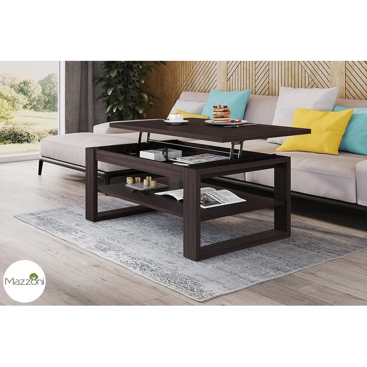 designimpex Couchtisch Design Multifunktionstisch Nuo Arbeitstisch Tisch Ablage Esstisch – Bild 2