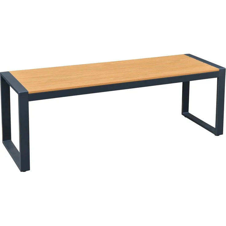 Gardissimo TONY Alu Ecklounge Gartenmöbel Sitzgruppe Holzoptik Nonwood – Bild 3